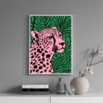 Quadro Decorativo Pink Leopard B