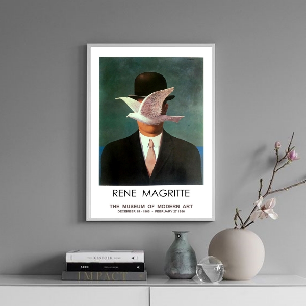 Quadro Decorativo Poster Arte René Magritte