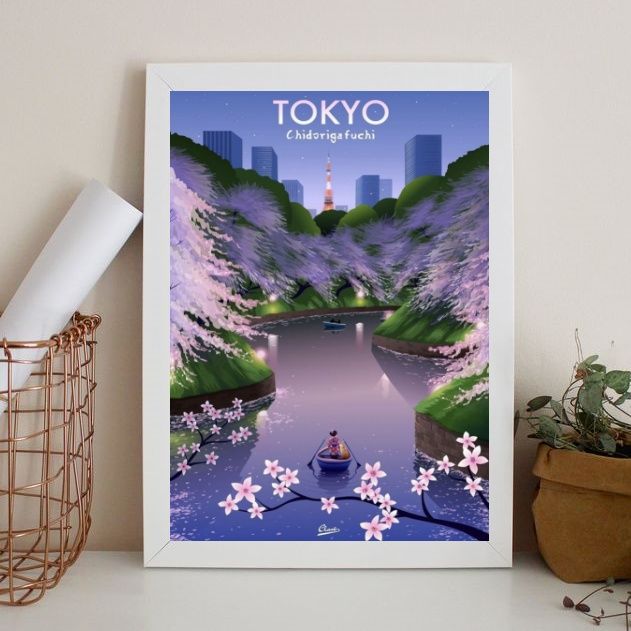 Quadro Decorativo Poster Tokyo