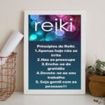 Quadro Decorativo Princípios do Reiki