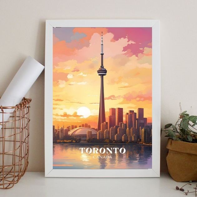 Quadro Decorativo Toronto - Canadá