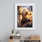 Quadro Decorativo Zeus- 60x48 Cm