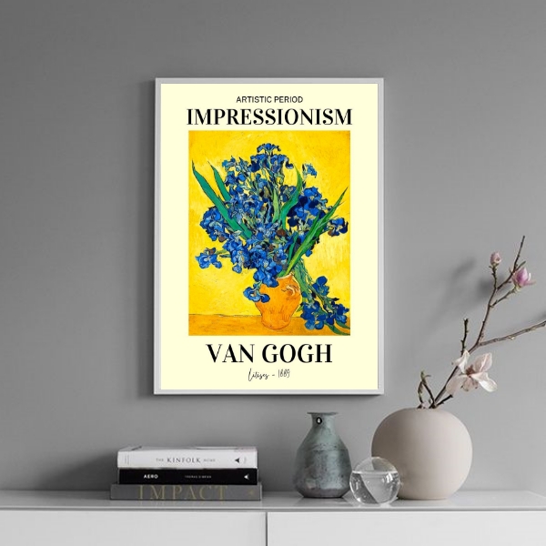 Quadro Flores Impressionistas- Van Gogh B