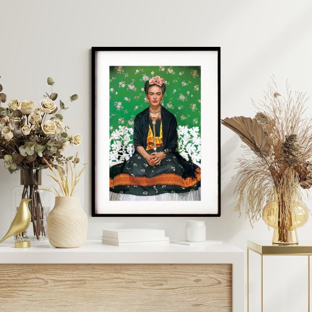 Quadro Frida Kahlo Art Pop 60x48 Cm