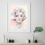 Quadro Marilyn Monroe - Perfume - 60X48 Cm