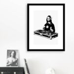 Quadro Monalisa DJ - 60X48 Cm