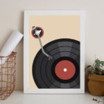 Quadro Music Poster- Record