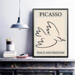 Quadro Picasso Pomba - Peace And Freedom