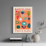 Quadro Poster Flores e Plantas - Barcelona