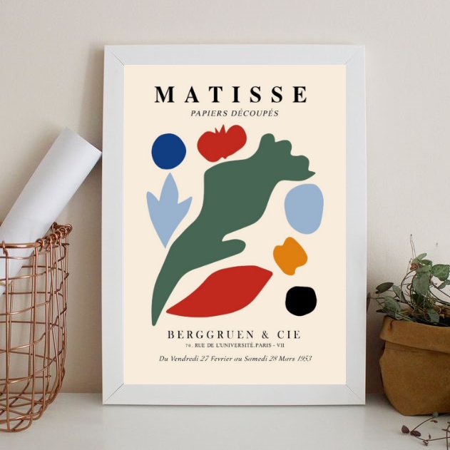 Quadro Poster Papiers Découpés Matisse