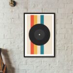 Quadro Vintage Music Poster - Record