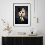 Quadro West Terrier Lord - 60x48 Cm