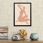 Quadro Arte Matisse Coral Nude