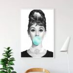 Quadro Audrey Bubble Gum