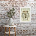 Quadro Decorativo Asas Com Flores Vintage