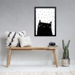 Quadro Gatinho Escandinavo