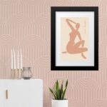 Quadro Matisse Coral Nude - 60x48 Cm