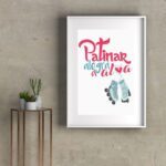 Quadro Patins Frase - 60x48 Cm