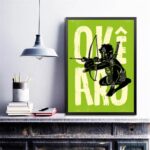 Quadro Poster Candomblé Oxóssi