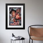 Quadro Poster Do Filme Rocky - 60x48 Cm