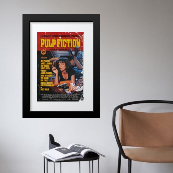 Quadro Poster Filme Pulp Fiction - 60x48 Cm