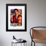 Quadro Poster Filme Pulp Scarface - 60x48 Cm