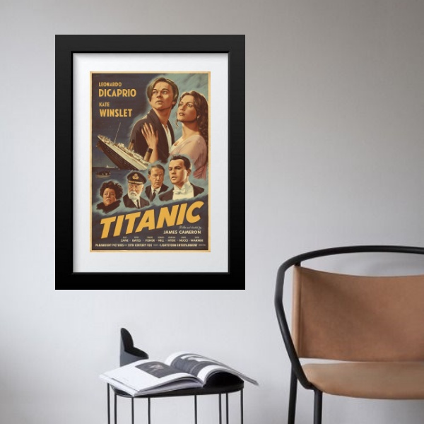 Quadro Poster Filme Titanic - 60x48 Cm