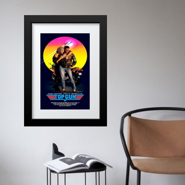 Quadro Poster Filme Top Gun - 60x48 Cm