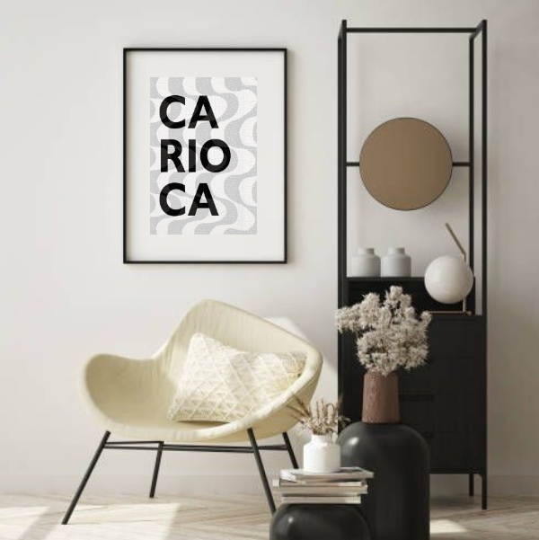 Quadro Rio De Janeiro Carioca - 60x48 Cm