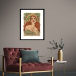 Quadro Vintage Signo Touro - 60x48 Cm