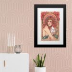 Quadro Vintage Signo Virgem - 60x48 Cm