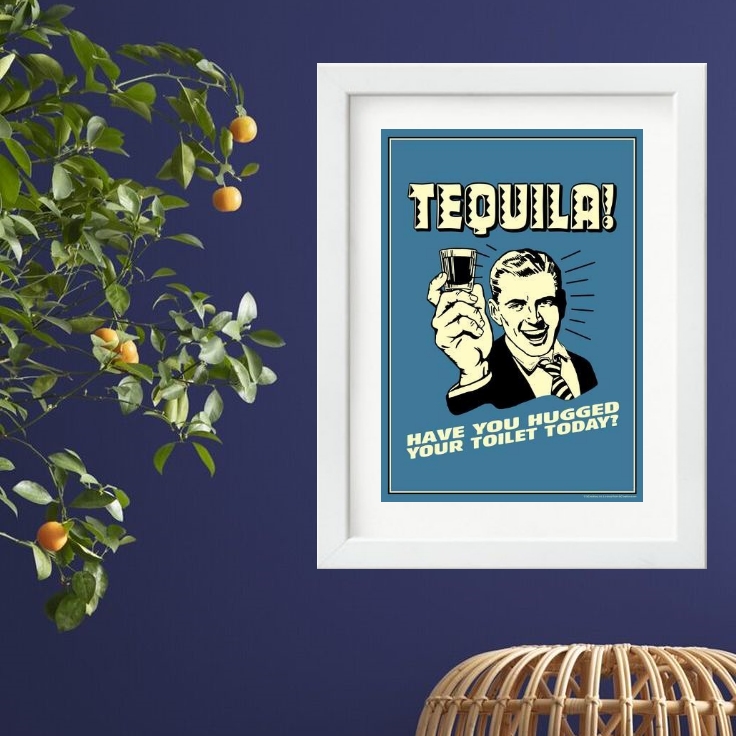 Quadro Vintage Tequila- 60x48 Cm