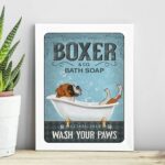 Quadro Banheiro Vintage Boxer