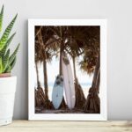 Quadro Coleção Praia Surf - Coqueiro