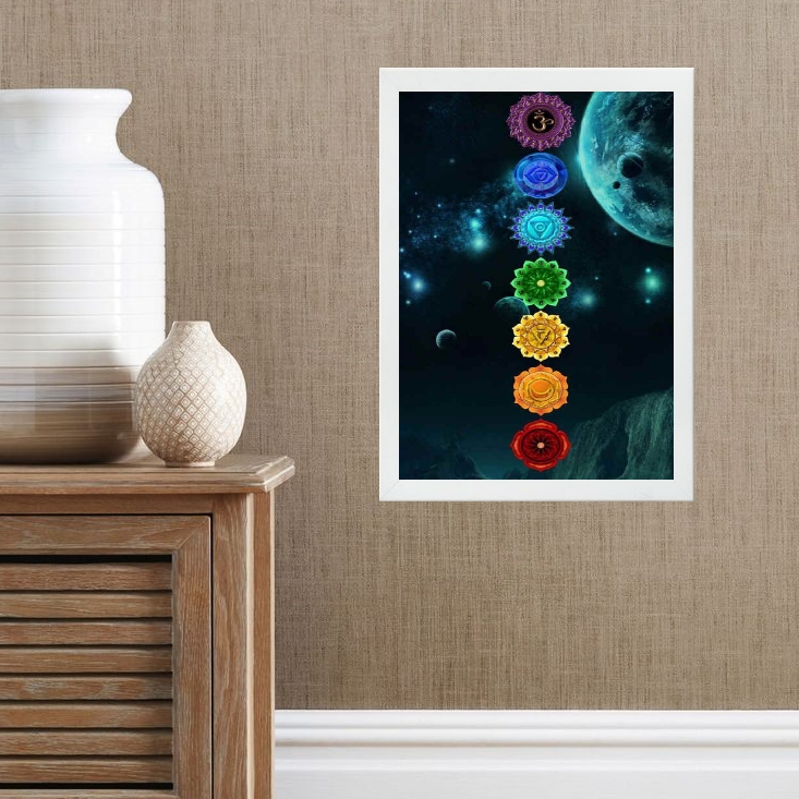 Quadro Decorativo Chakras - Universo