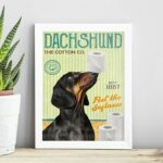 Quadro Para Banheiro Dachshund