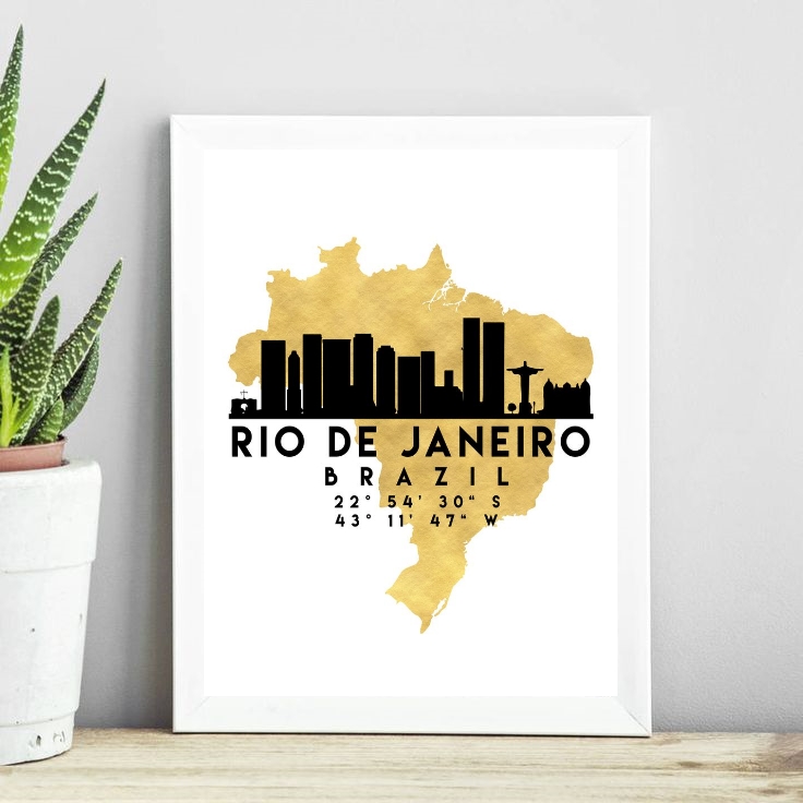 Quadro Rio De Janeiro Brazil - Escala