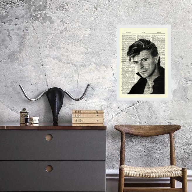 Quadro Vintage David Bowie