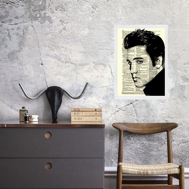 Quadro Vintage Elvis Presley