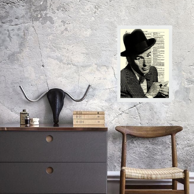 Quadro Vintage Frank Sinatra