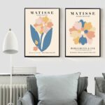 Kit 2 Quadros Florais - Matisse