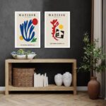 Kit 2 Quadros Henri Matisse Papiers Decouprs