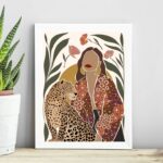 Quadro Arte Boho Mulher