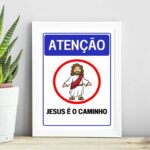 Quadro Cristão - Jesus é O Caminho