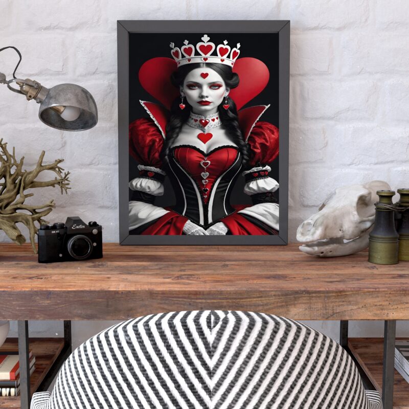 Quadro Decorativo Arquétipo Rainha Copas B