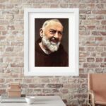 Quadro Fotografia Padre Pio - 60x48 Cm