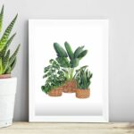 Quadro Minimalista Vaso De Plantas