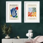 Kit 2 Quadros Cores De Matisse - 60x48 Cm