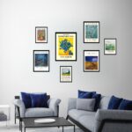 Kit 7 Quadros Decorativos Van Gogh Paisagens