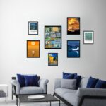 Kit 7 Quadros Van Gogh Paisagens